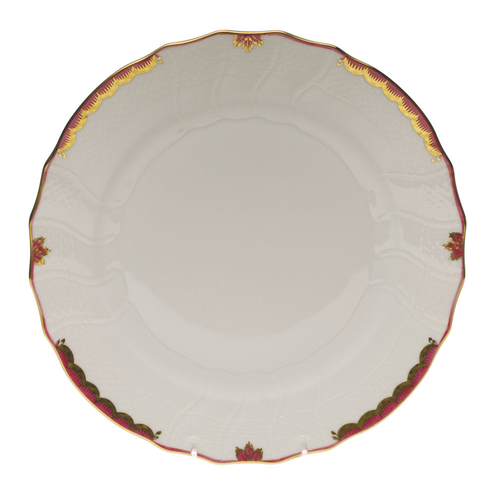 Herend Princess Victoria Pink Dinner Plate 10.5"d - Pink