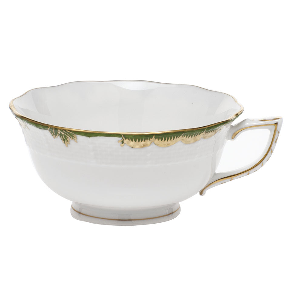 Herend Princess Vict Dark Green Tea Cup (8 Oz) - Dark Green