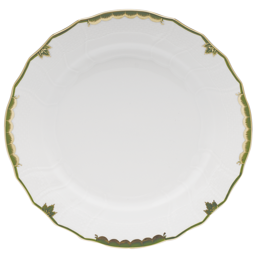 Princess Victoria Dark Green Dinner Plate