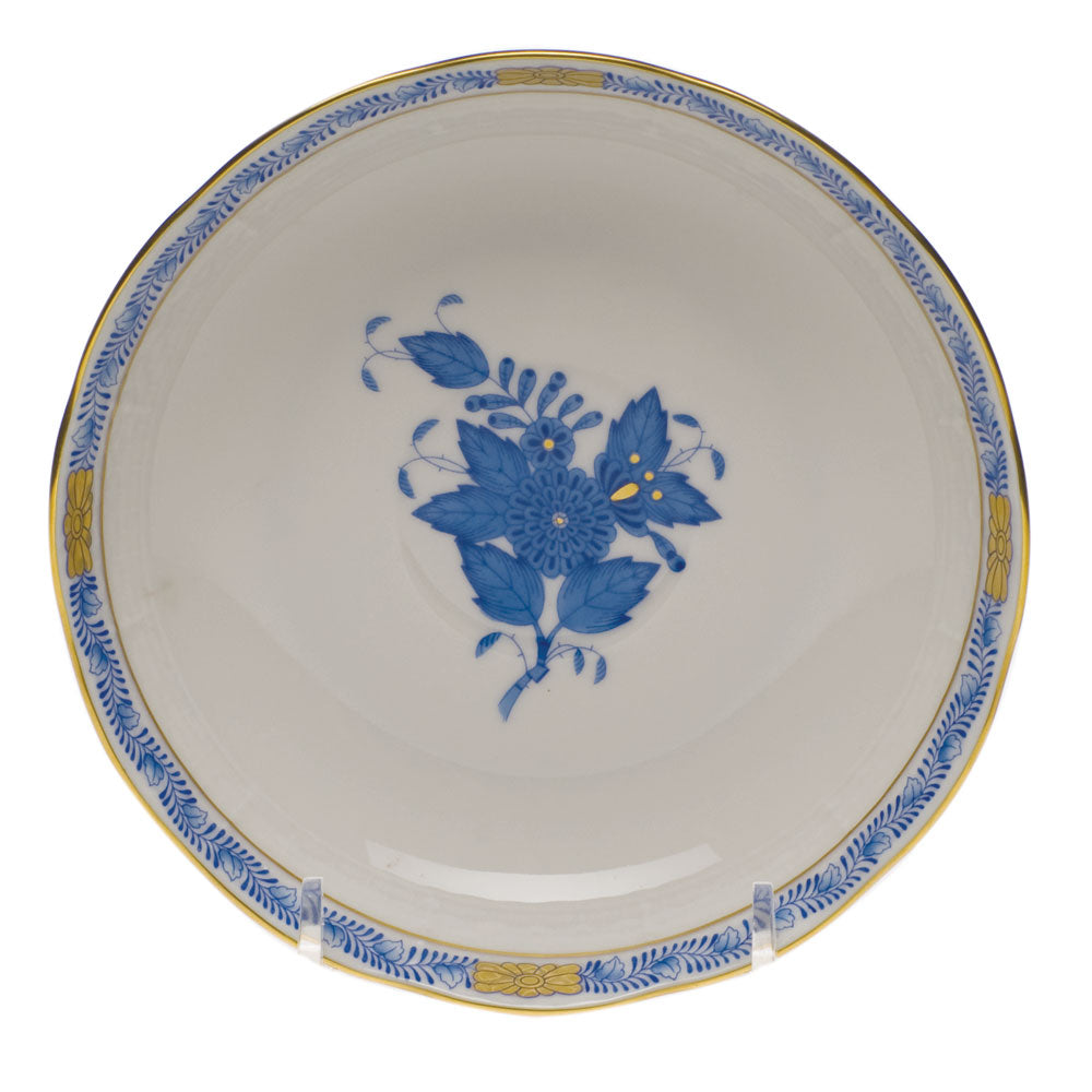 Herend Chinese Bouquet Blue Mocha Saucer 5.5"d - Blue