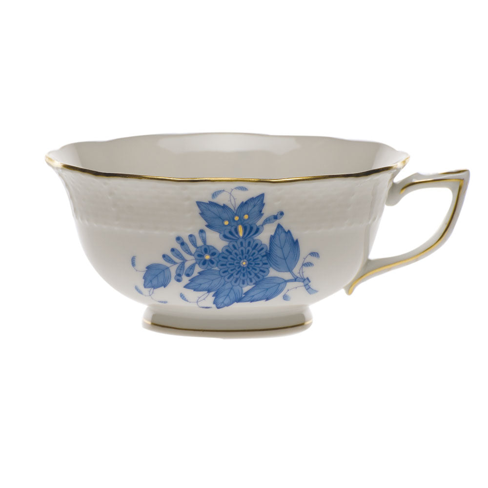 Herend Chinese Bouquet Blue Tea Cup (8 Oz) - Blue