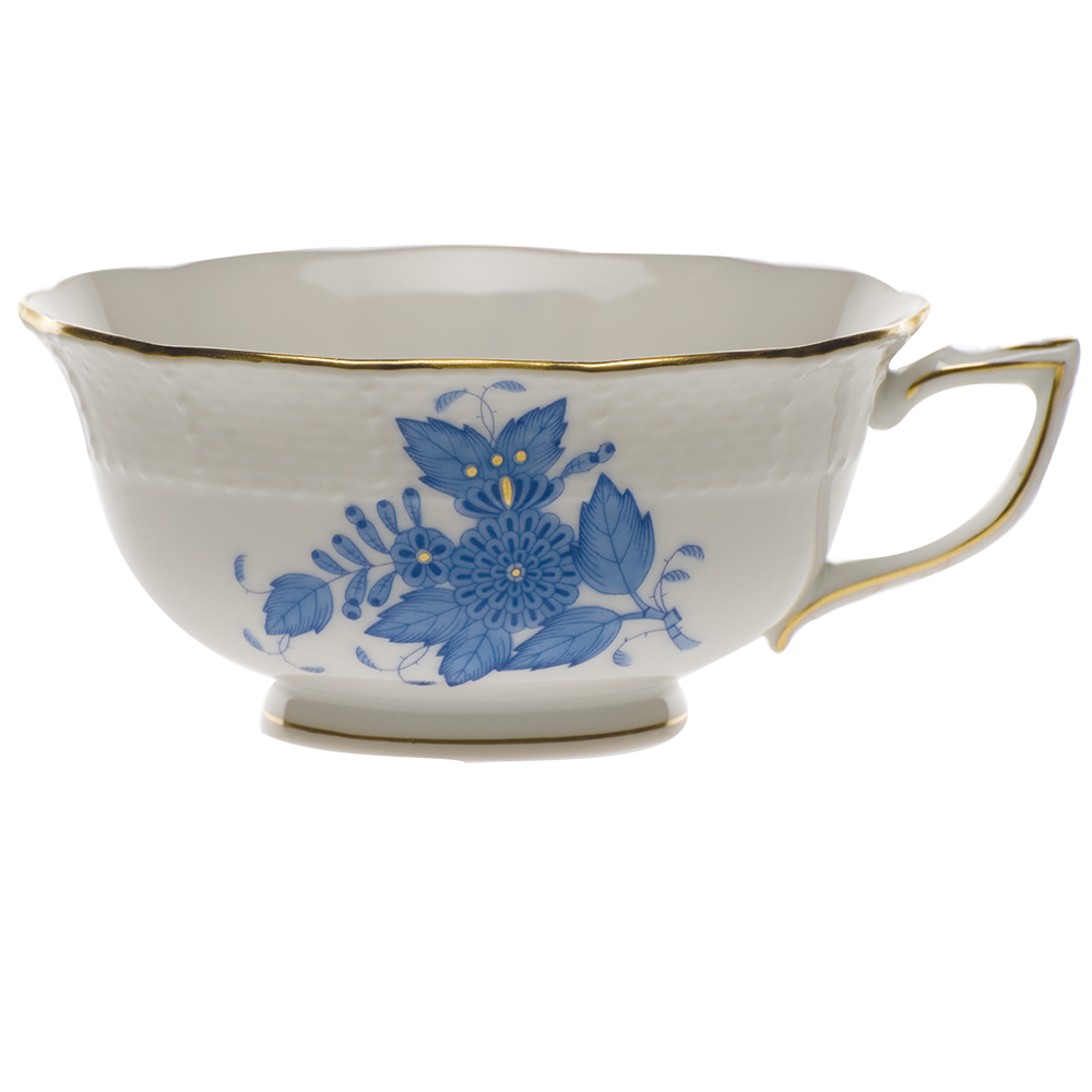 Chinese Bouquet Blue Tea Cup (8 Oz)