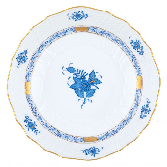 Chinese Bouquet Blue Dinner Bowl