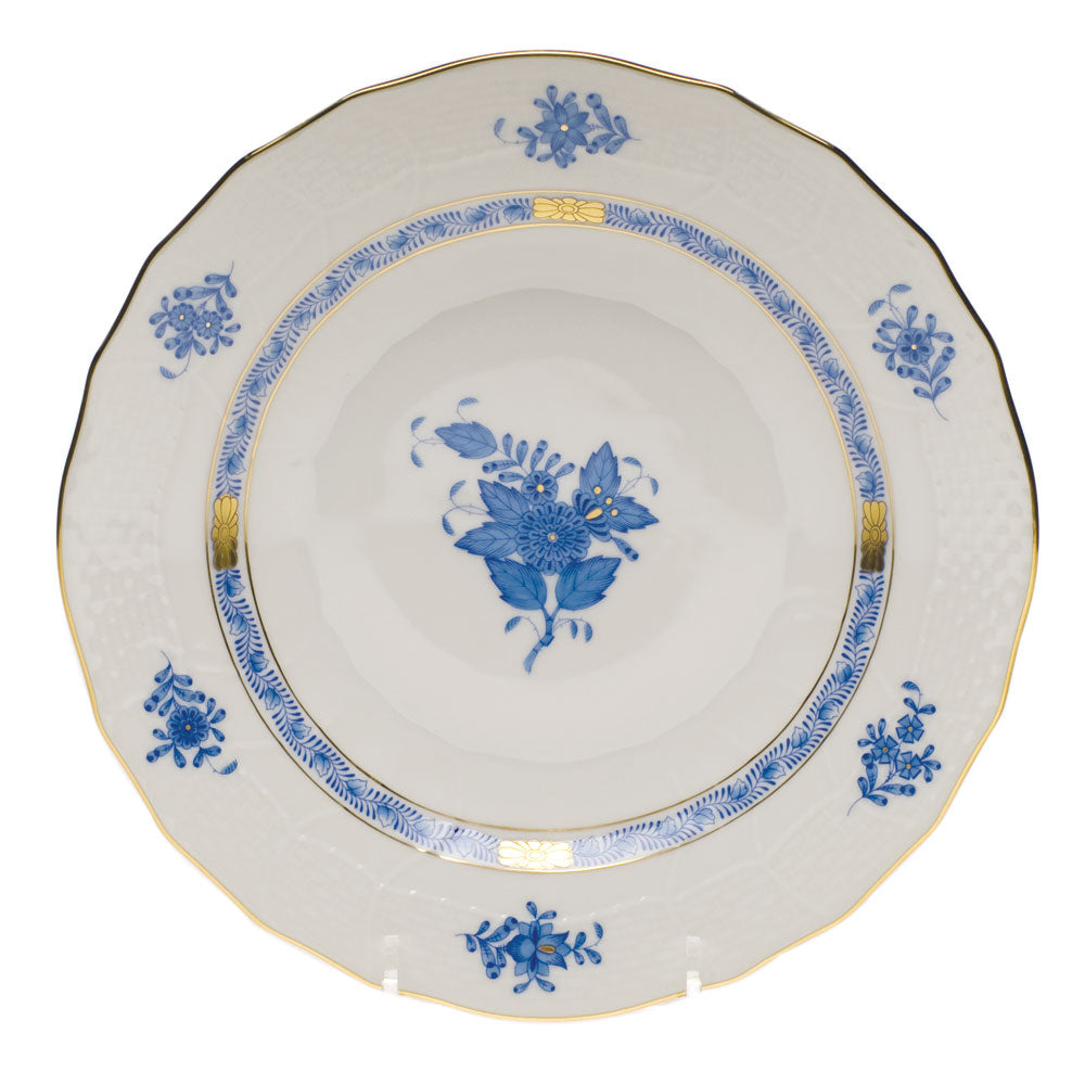 Herend Chinese Bouquet Blue Dessert Plate 8.25"d - Blue