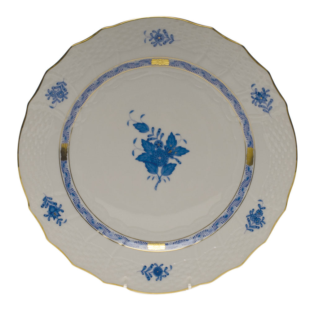 Herend Chinese Bouquet Blue Service Plate 11"d - Blue