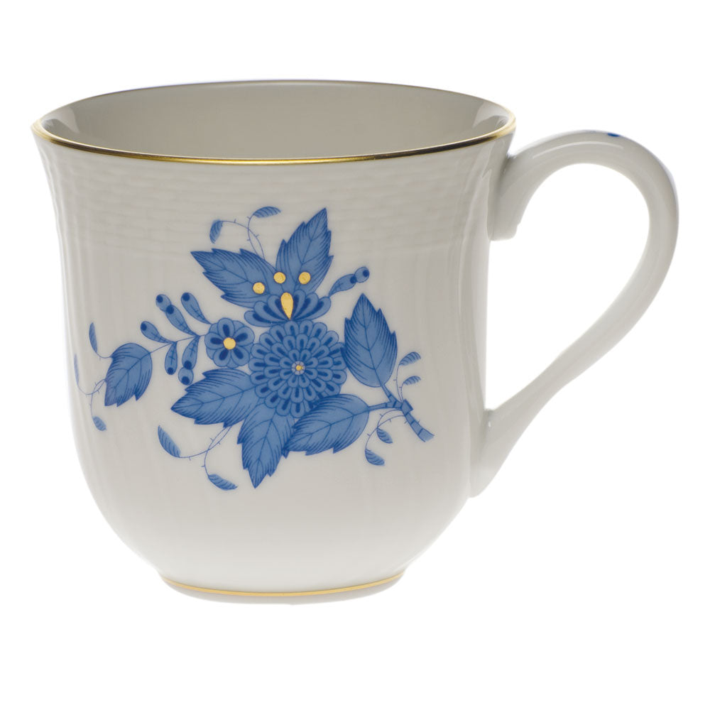 Herend Chinese Bouquet Blue Mug (10 Oz) 3.5"h - Blue