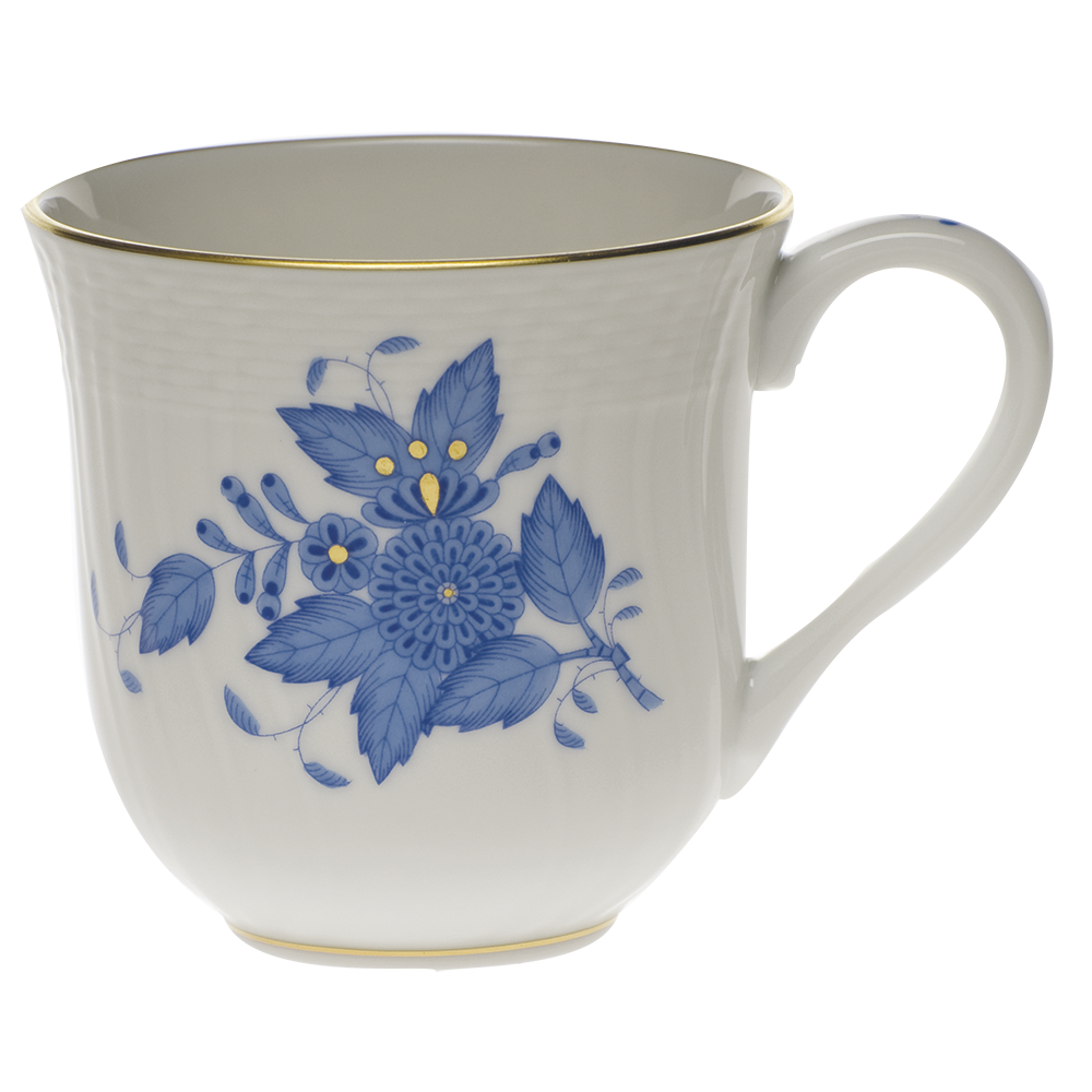 Chinese Bouquet Blue Mug (10 Oz) 3.5"h