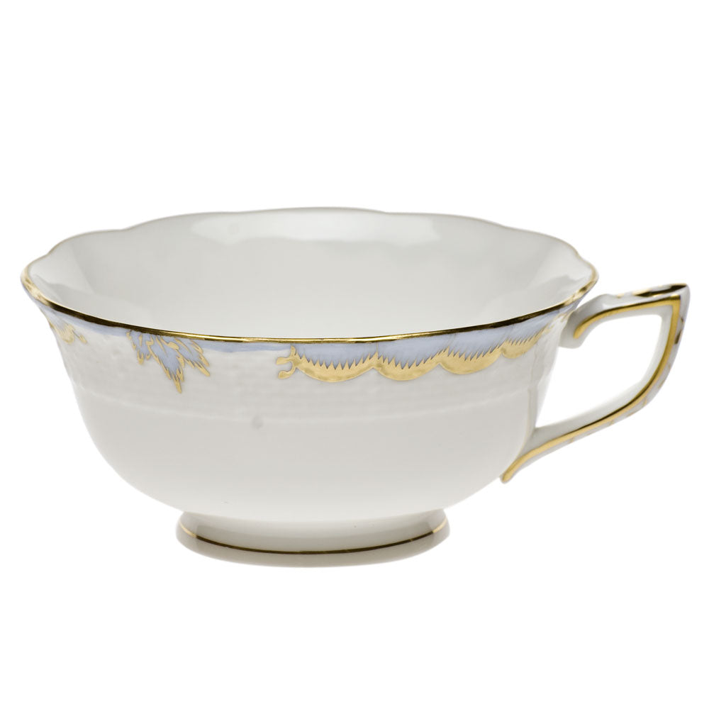Herend Princess Vict Light Blue Tea Cup (8 Oz) - Light Blue