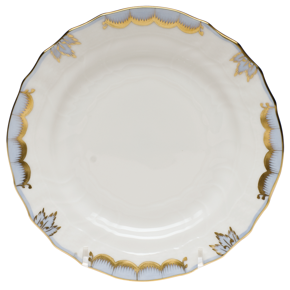 Princess Victoria Light Blue Bread And Butter Plate 6"d