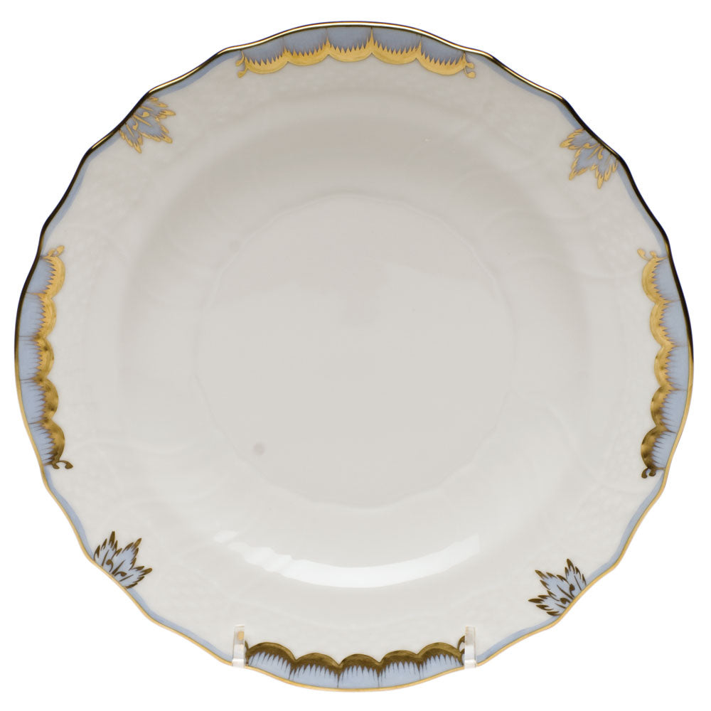 Herend Princess Vict Light Blue Salad Plate 7.5"d - Light Blue