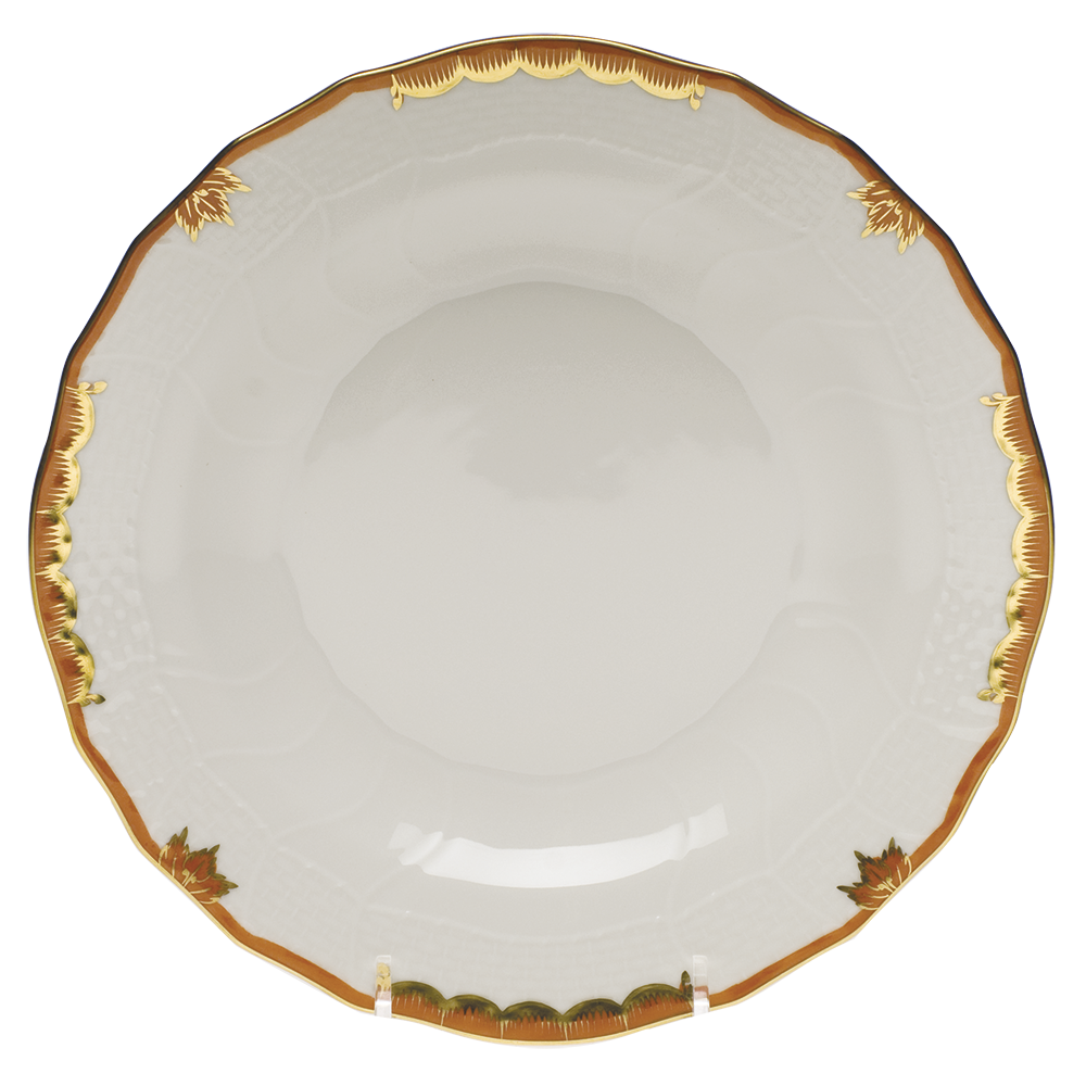 Princess Victoria Rust Dessert Plate 8.25"d