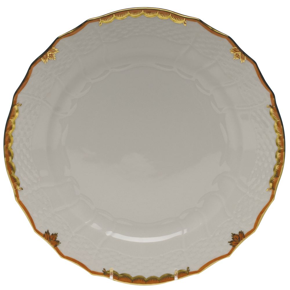 Princess Victoria Rust Service Plate 11"d