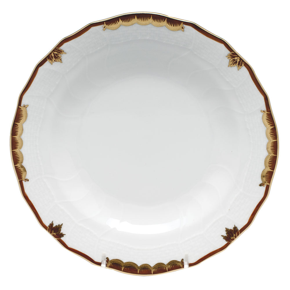 Herend Princess Vict Brown Dessert Plate 8.25"d - Brown