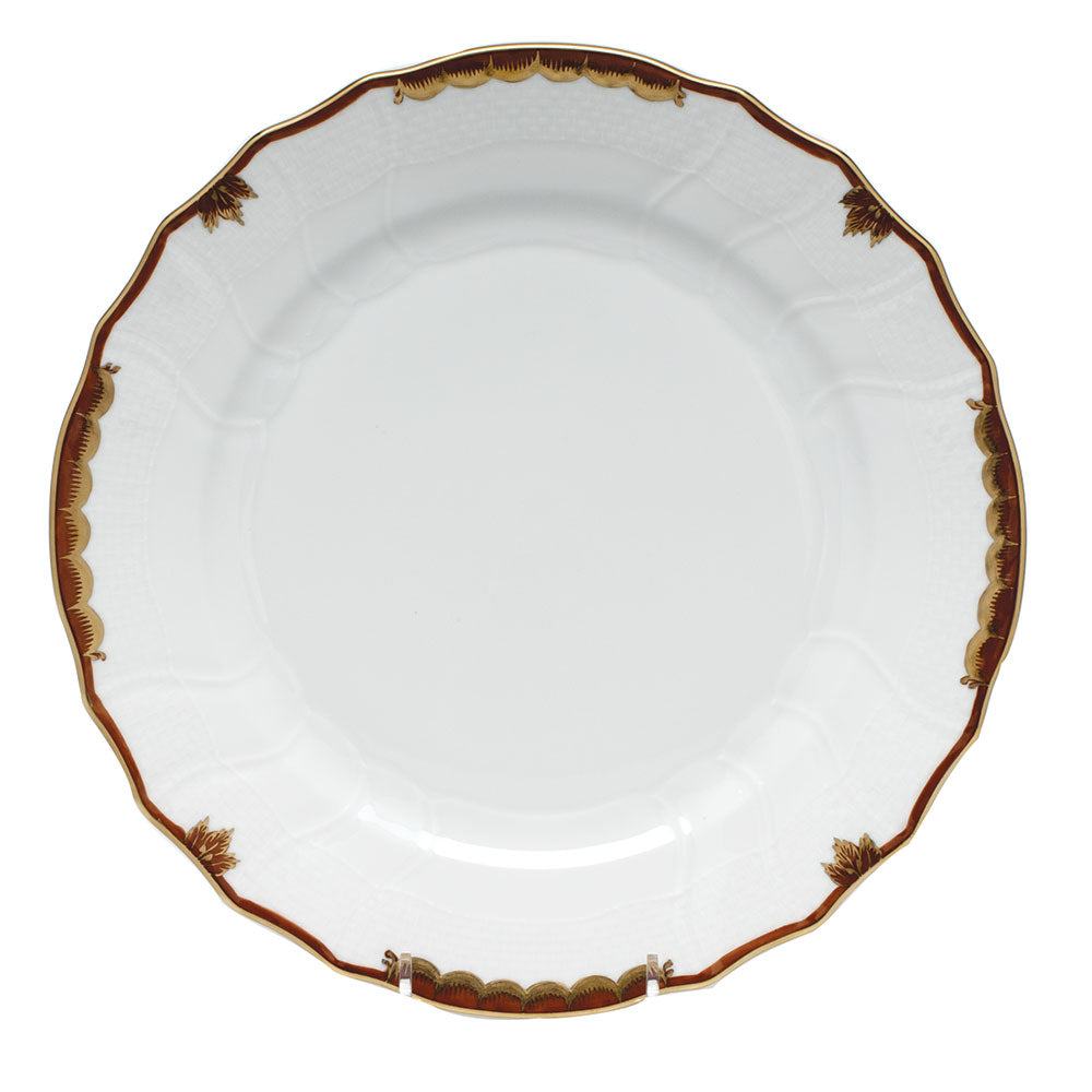Herend Princess Vict Brown Dinner Plate 10.5"d - Brown