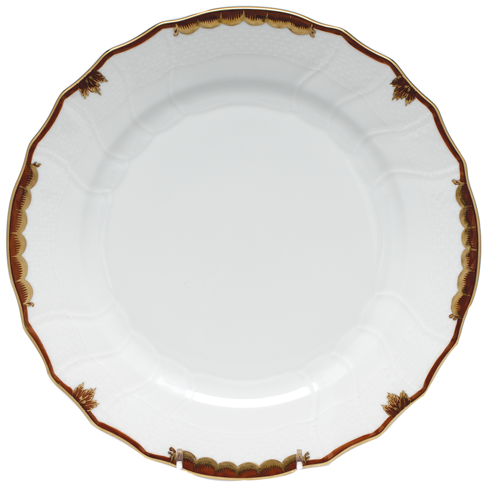 Princess Victoria Brown Dinner Plate 10.5"d