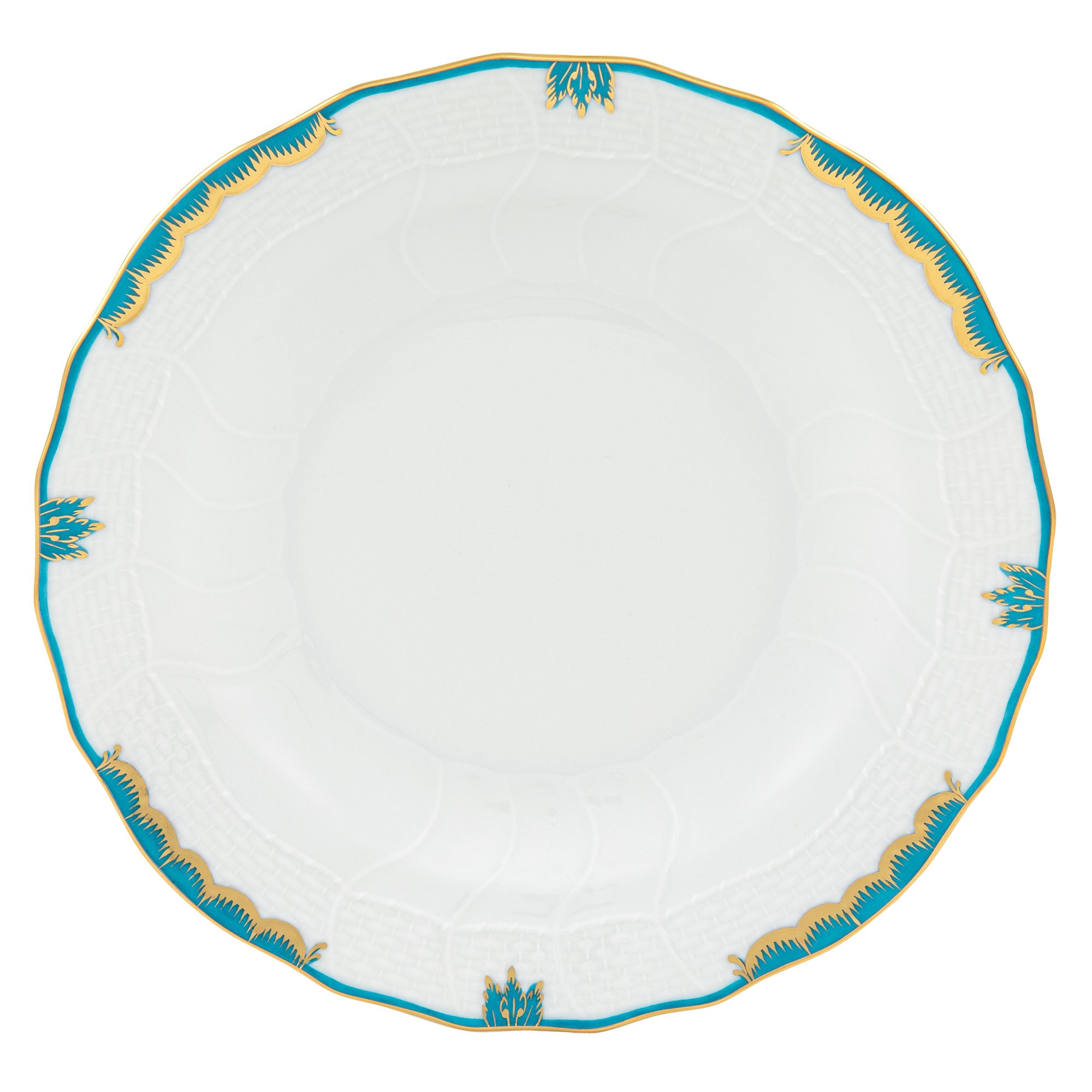 Herend A-bgntq1 Dessert Plate 8.25"d - Turquoise