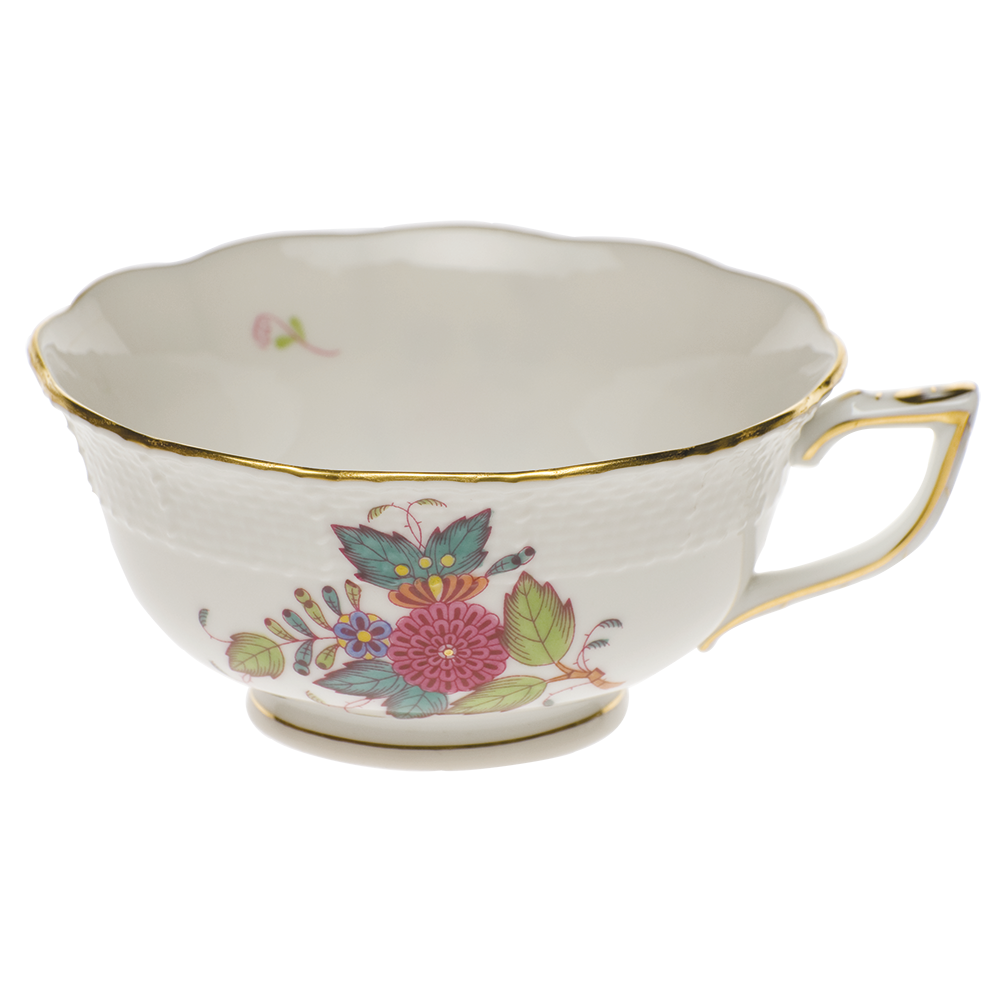 Chinese Bouquet Multicolor Tea Cup (8 Oz)