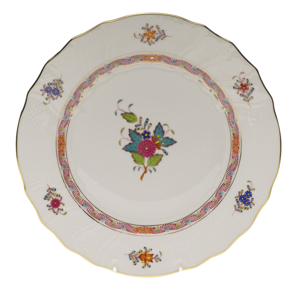 Herend Chinese Bouquet Multicolor Dinner Plate 10.5"d - Multicolor