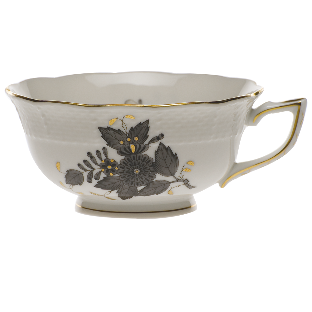 Chinese Bouquet Black Tea Cup (8 Oz) - Black