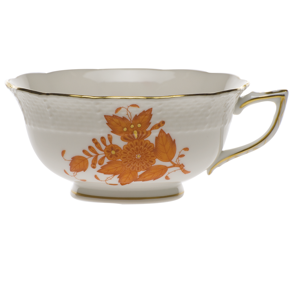 Chinese Bouquet Rust Tea Cup (8 Oz)