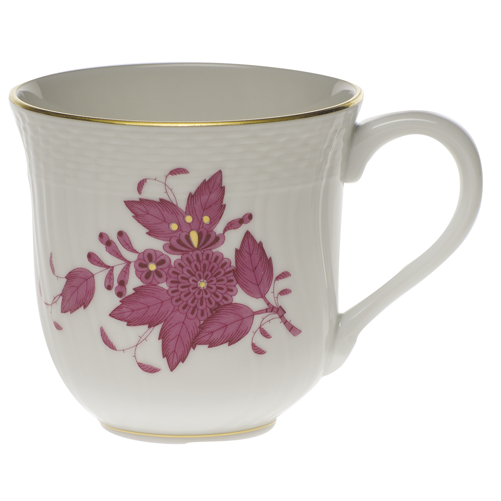 Chinese Bouquet Raspberry Mug (10 Oz) 3.5"h