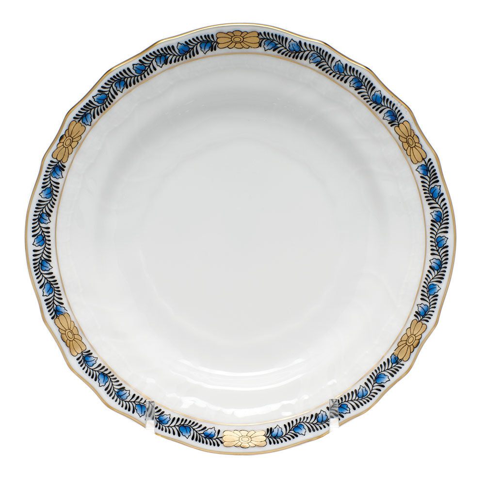 Herend Chin Bqt Garl Blk Saphhire Bread And Butter Plate 6"d - Black Sapphire