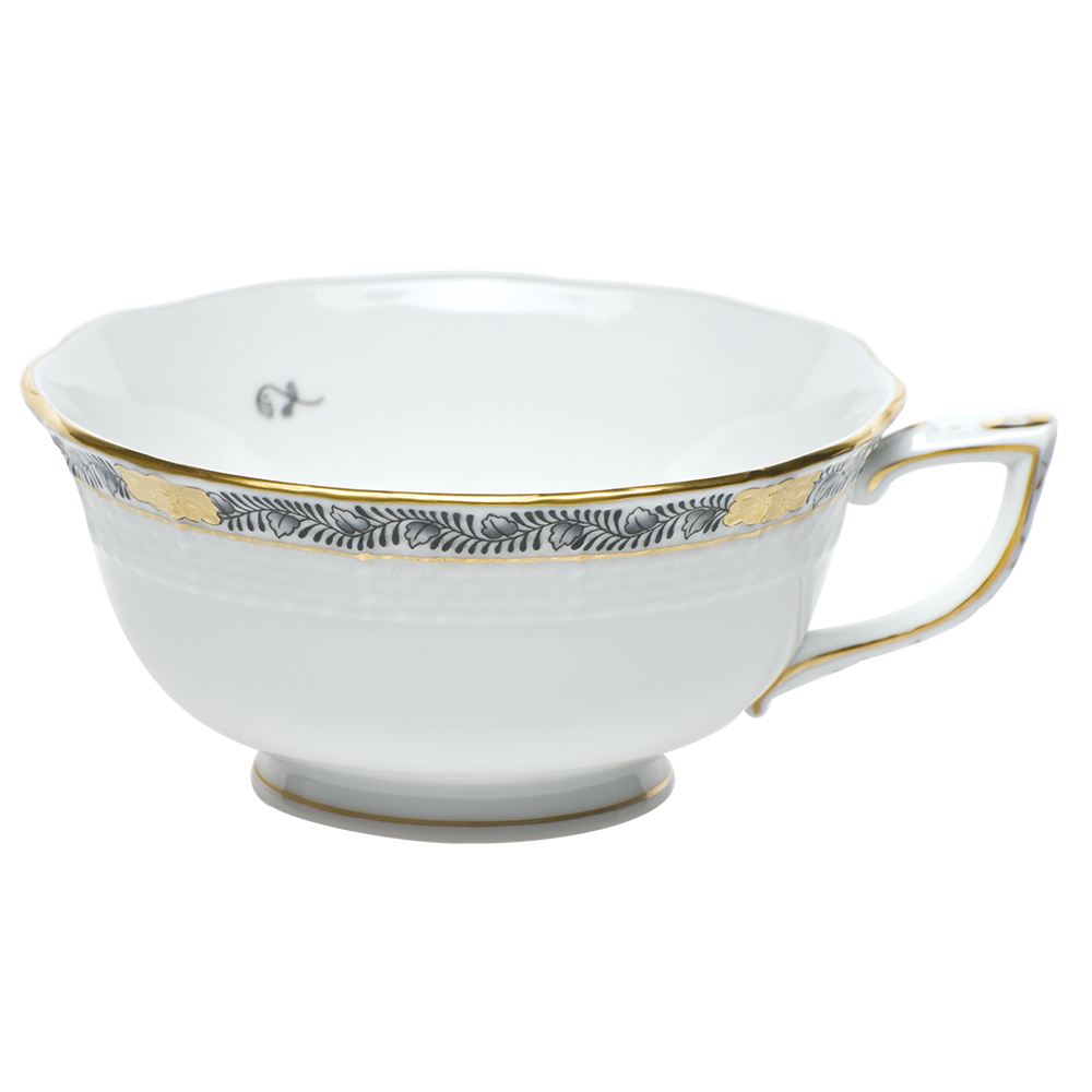 Chinese Bqt Garland Black Tea Cup (8 Oz) - Black