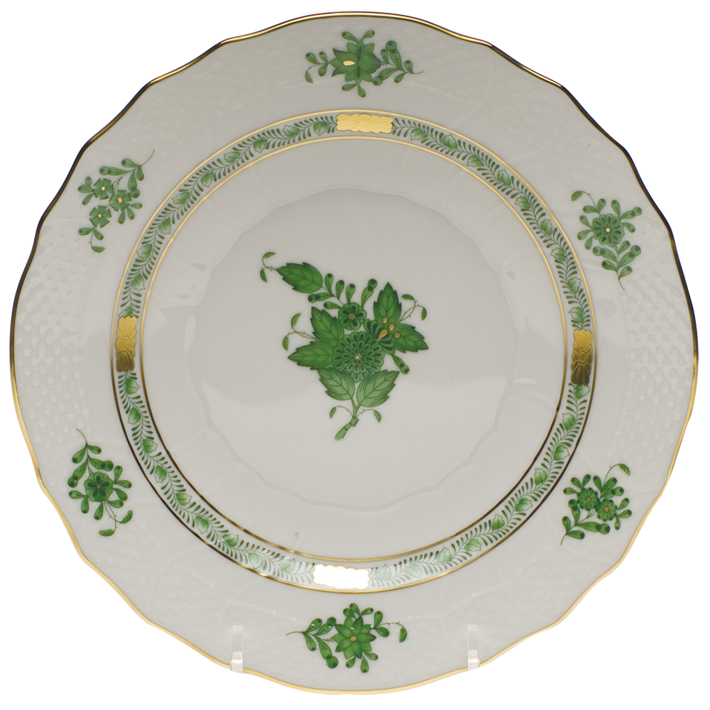 Chinese Bouquet Green Salad Plate 7.5"d