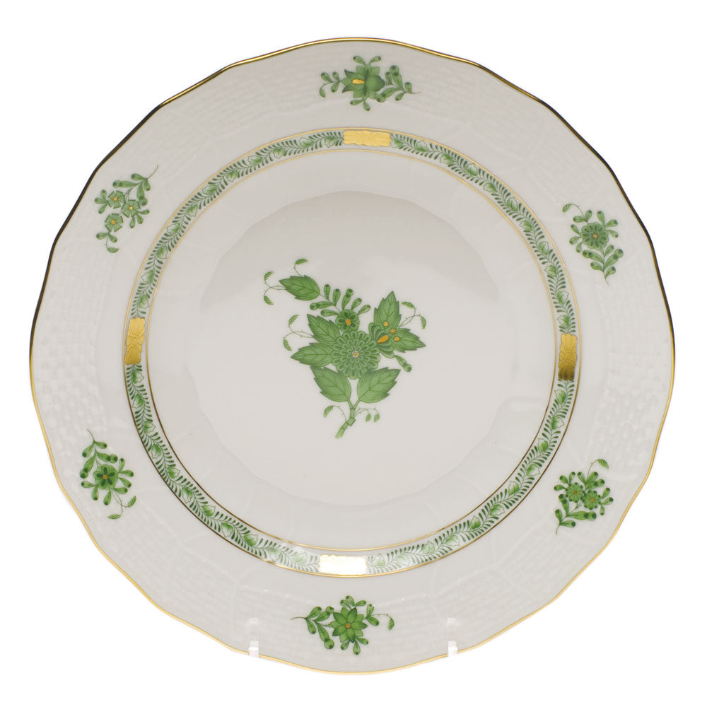 Herend Chinese Bouquet Green Dessert Plate 8.25"d - Green