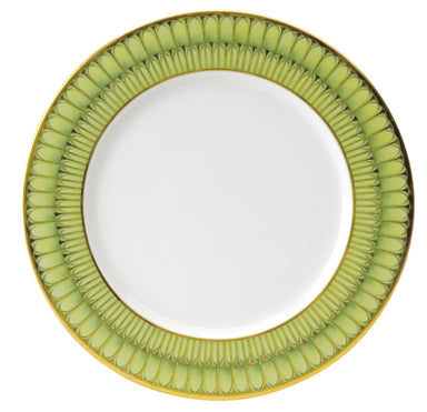 Deshoulieres Arcades Green Dinner Plate