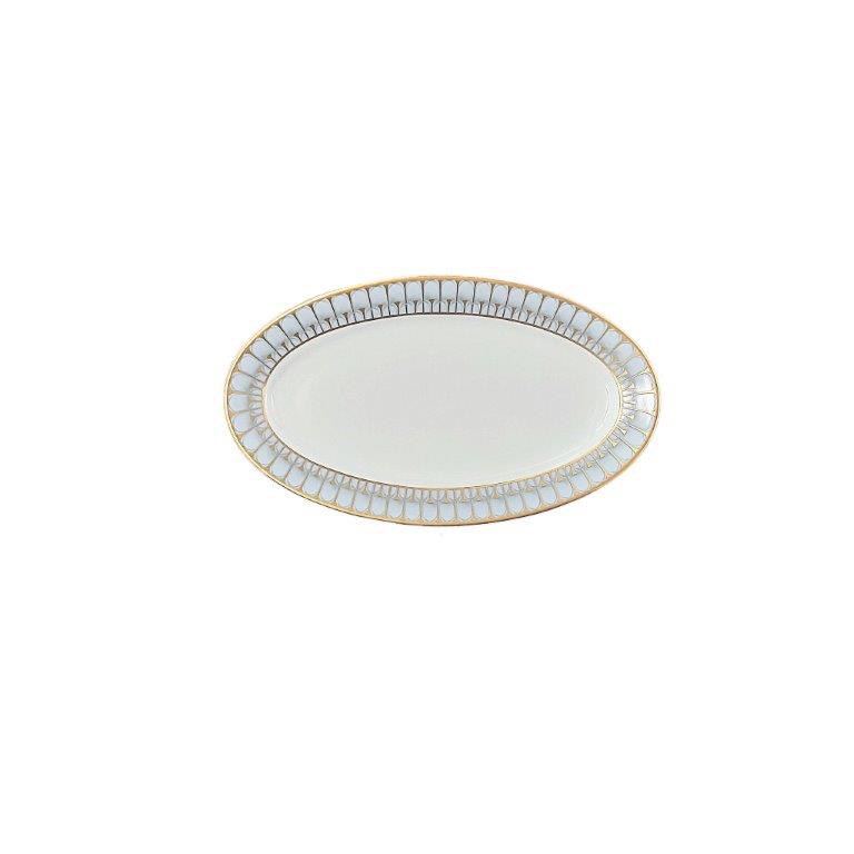 Deshoulieres Arcades Grey Gold Relish Dish