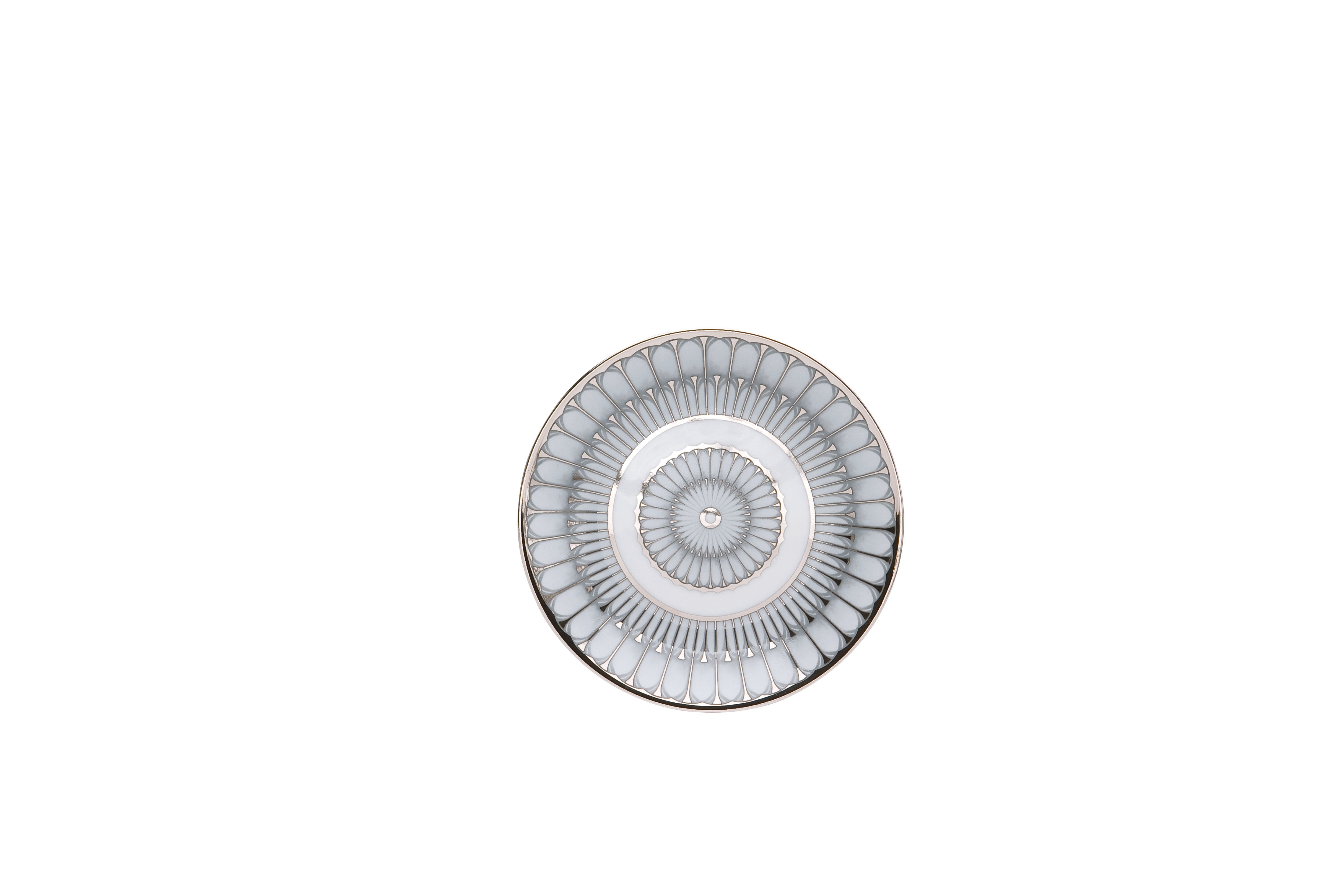 Arcades Grey Platinum Bread And Butter Plate