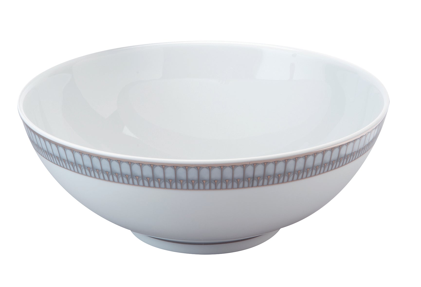 Deshoulieres Arcades Grey Platinum Salad Bowl