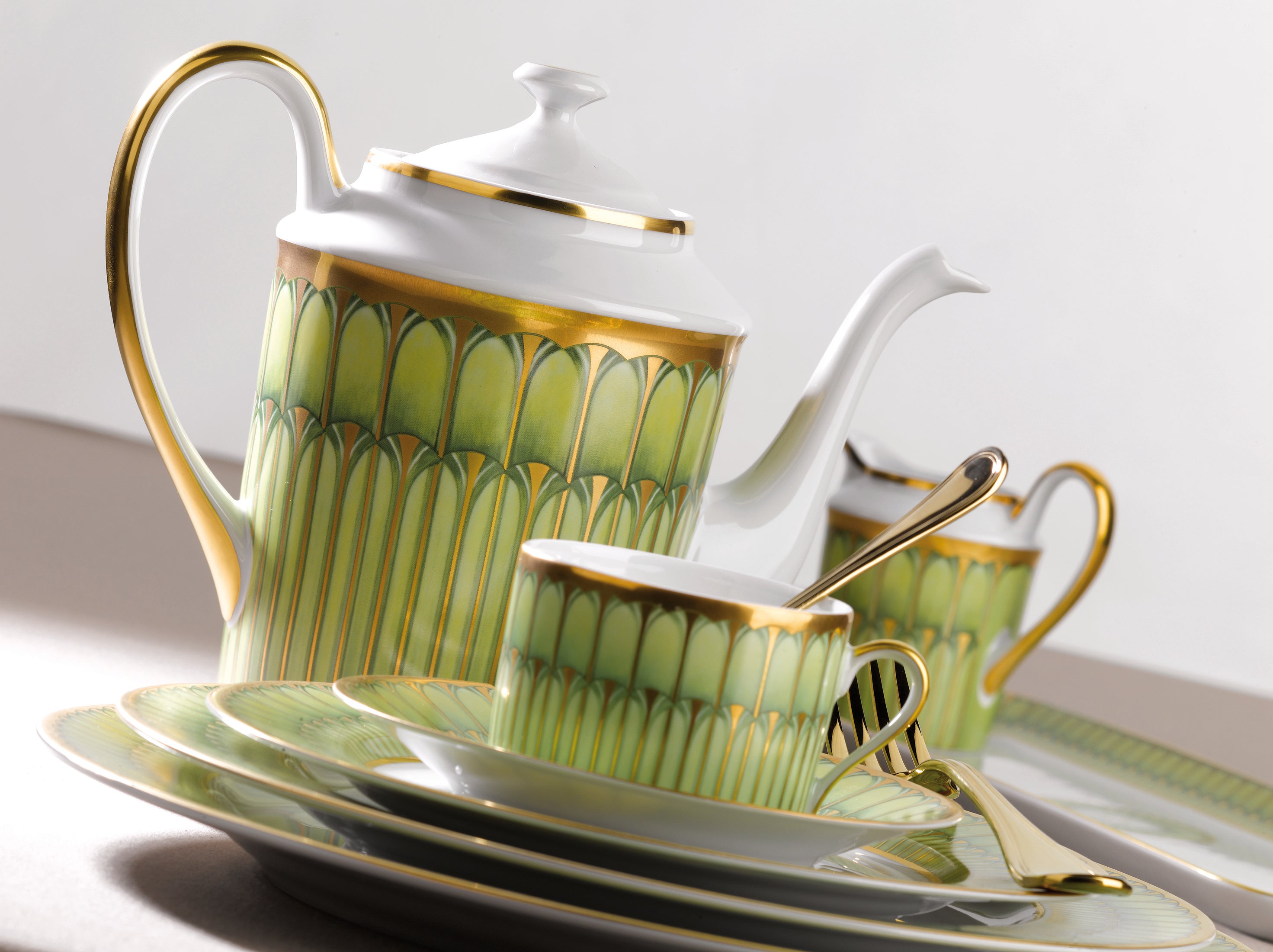 Arcades Green Creamer