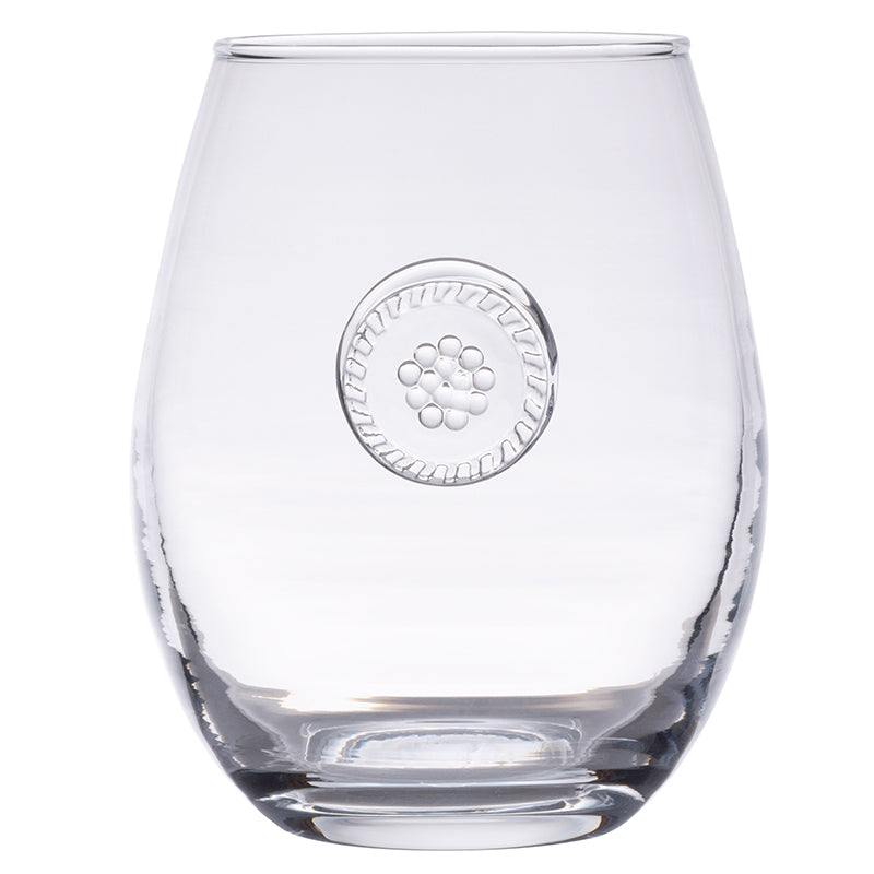 Juliska Berry & Thread Glassware Stemless White Wine