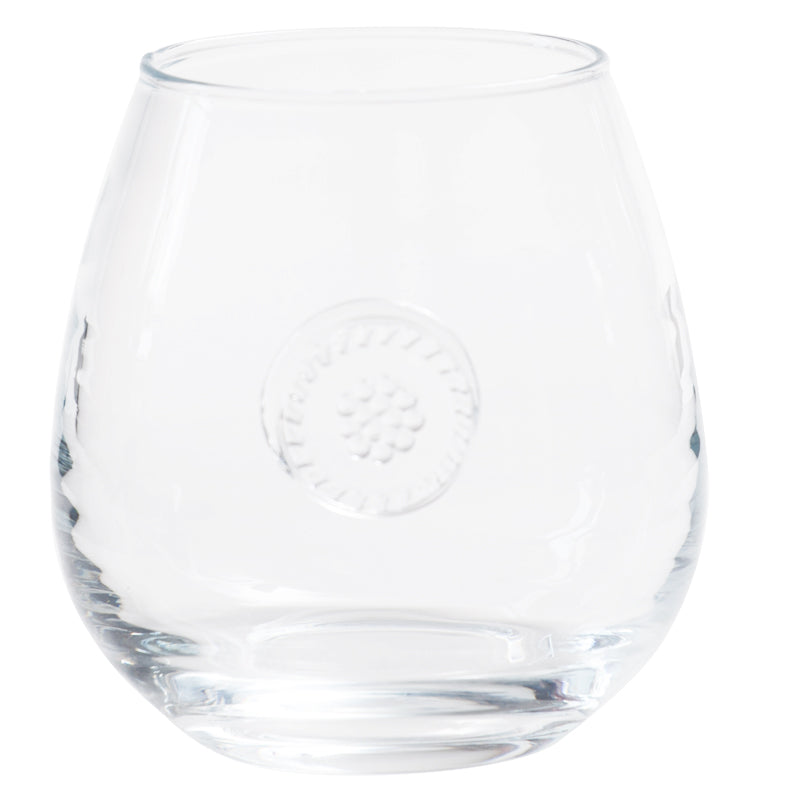 Juliska Berry & Thread Glassware Stemless Red Wine
