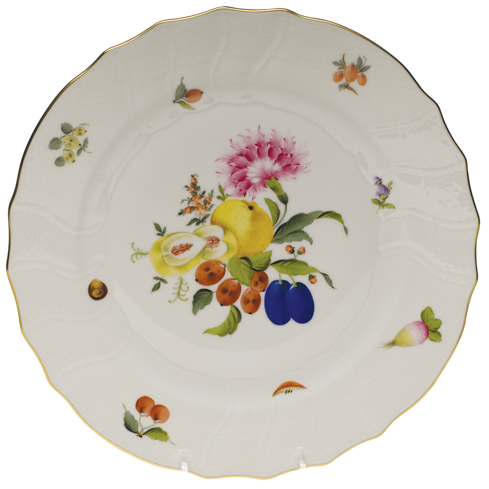 Fruits & Flowers Dinner Plate 10.5"d