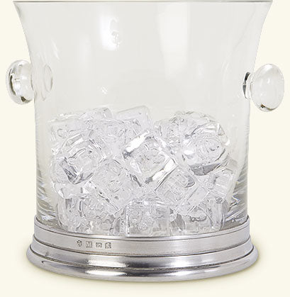 Crystal Ice Bucket w/Handles