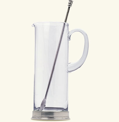 Match Pewter Martini Pitcher and Cocktail Stirrer Set