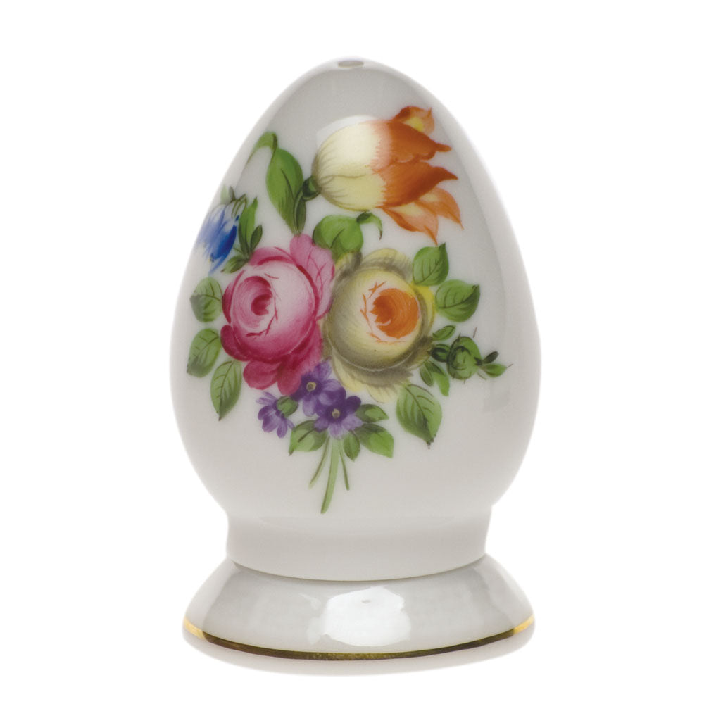 Herend Printemps Pepper Shaker Single Hole 2.5"h
