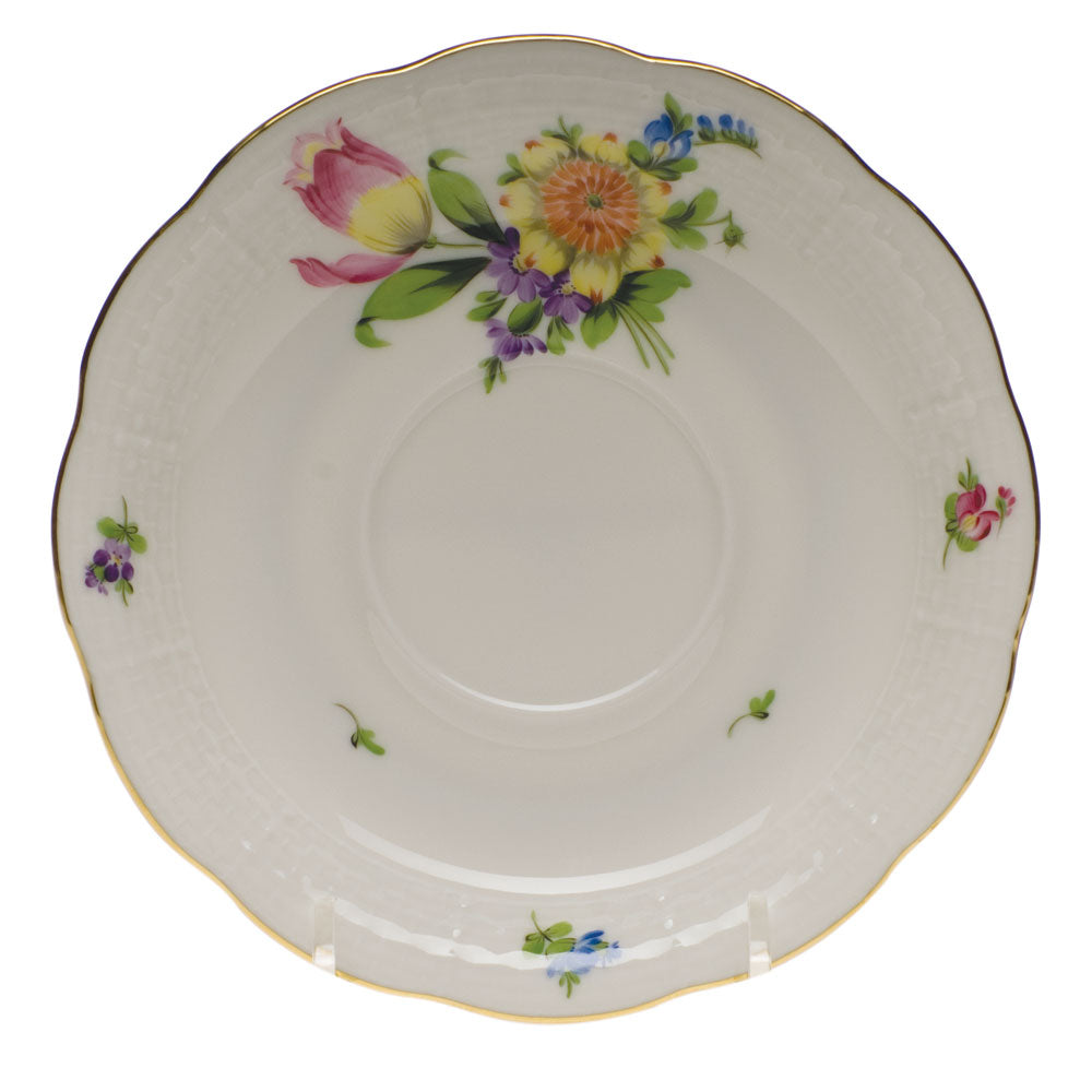 Herend Printemps Tea Saucer - Motif 03 6"d