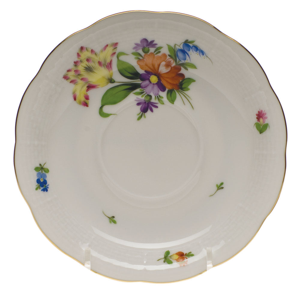 Herend Printemps Tea Saucer - Motif 05 6"d