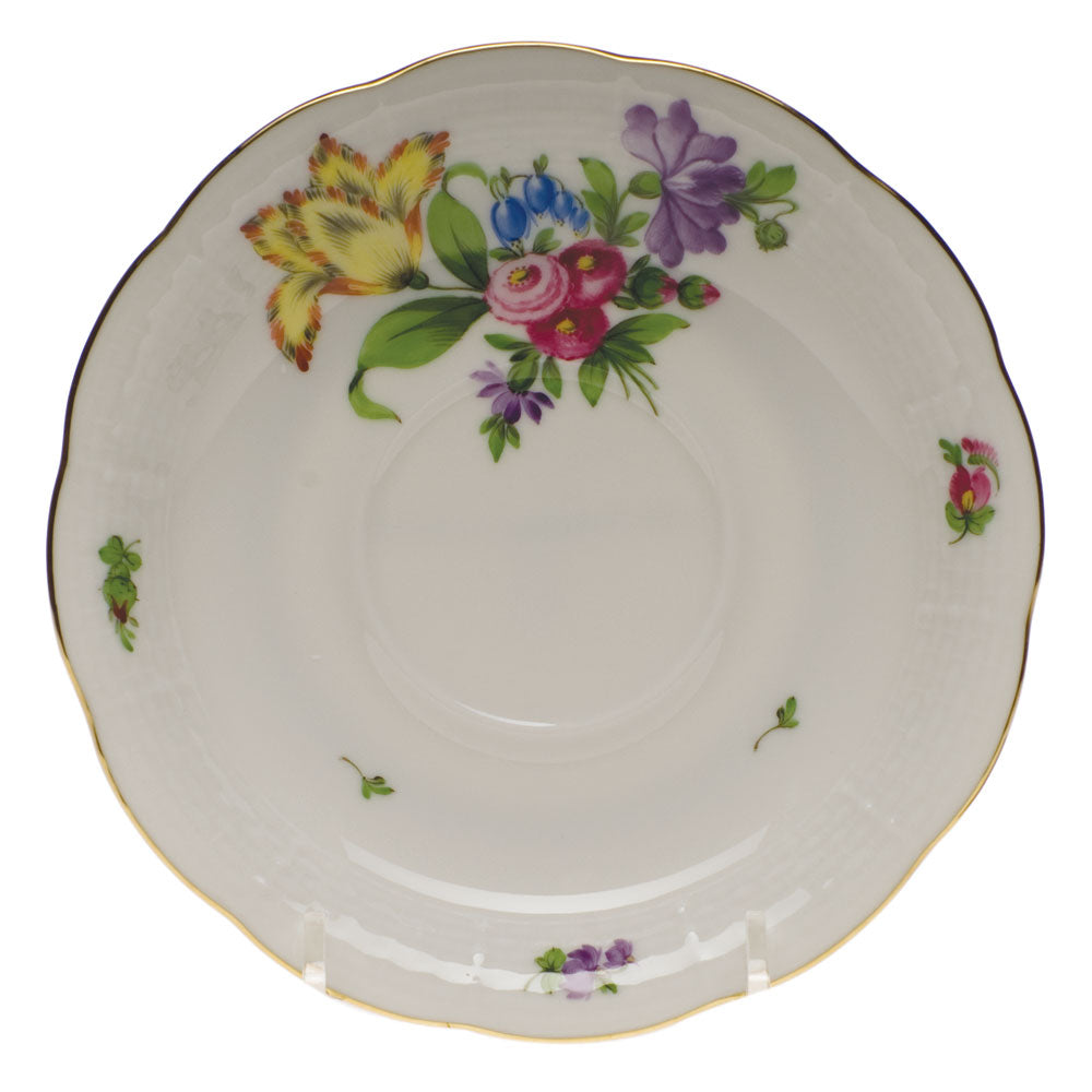 Herend Printemps Tea Saucer - Motif 06 6"d