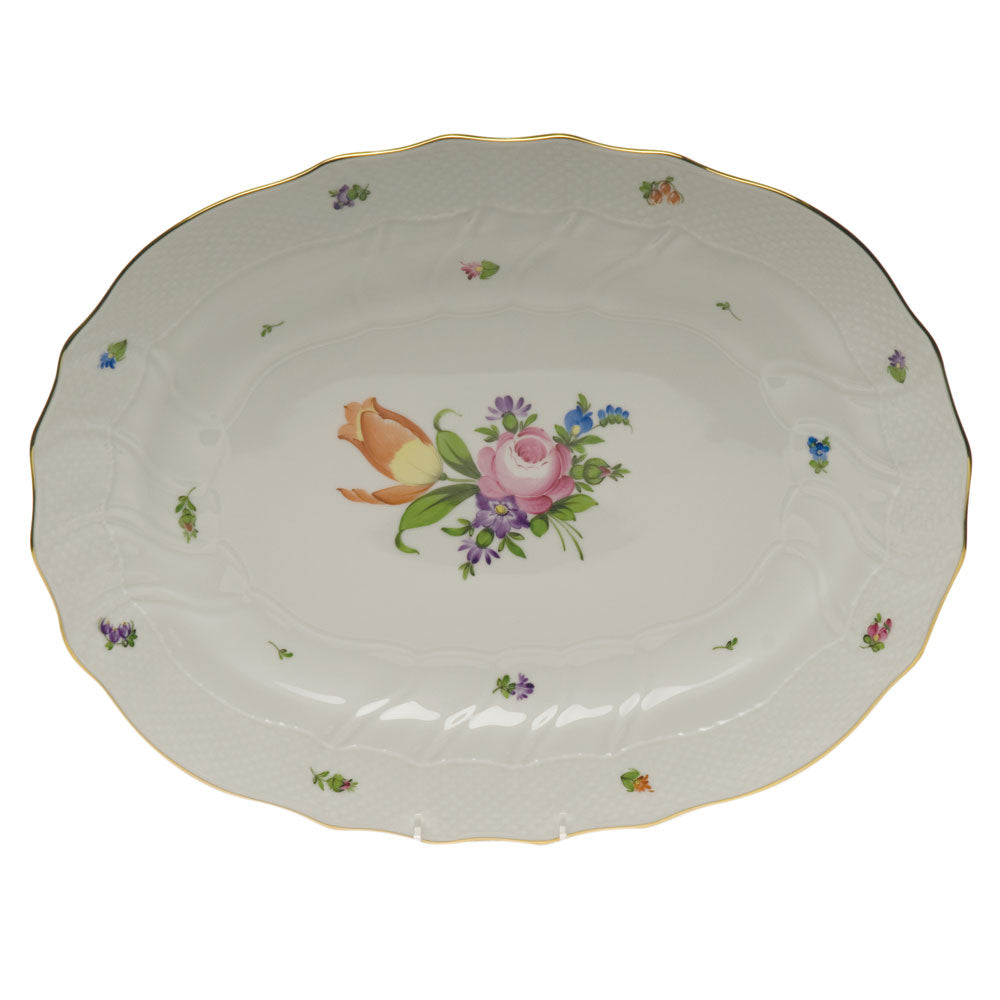 Herend Printemps Platter 17"l X 12.5"w