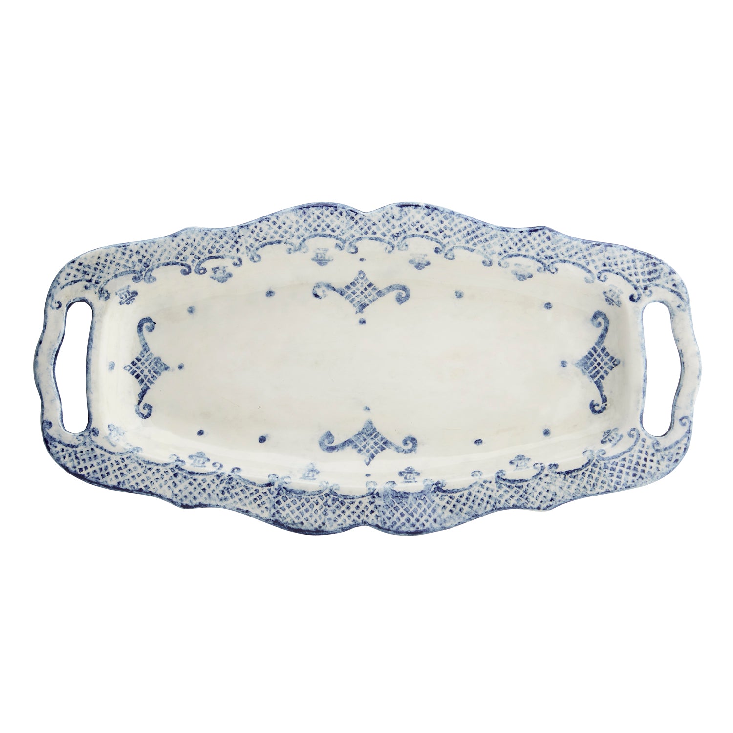 Arte Italica Burano Long Tray with Handles