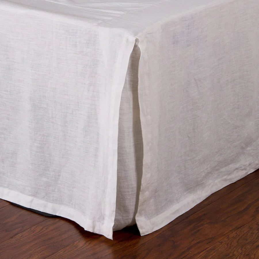 Bedskirt Pleated Linen