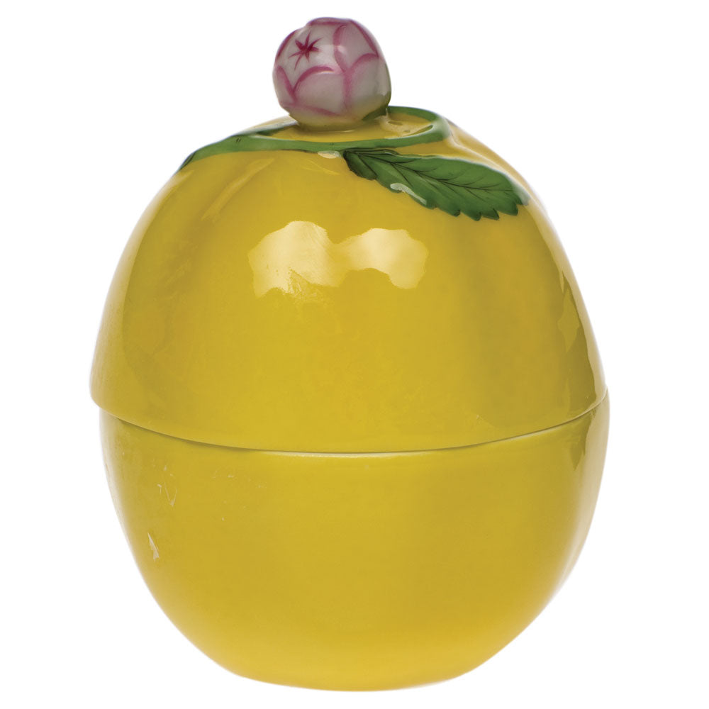 Herend Natural Coloration Lemon Box 4.25"h
