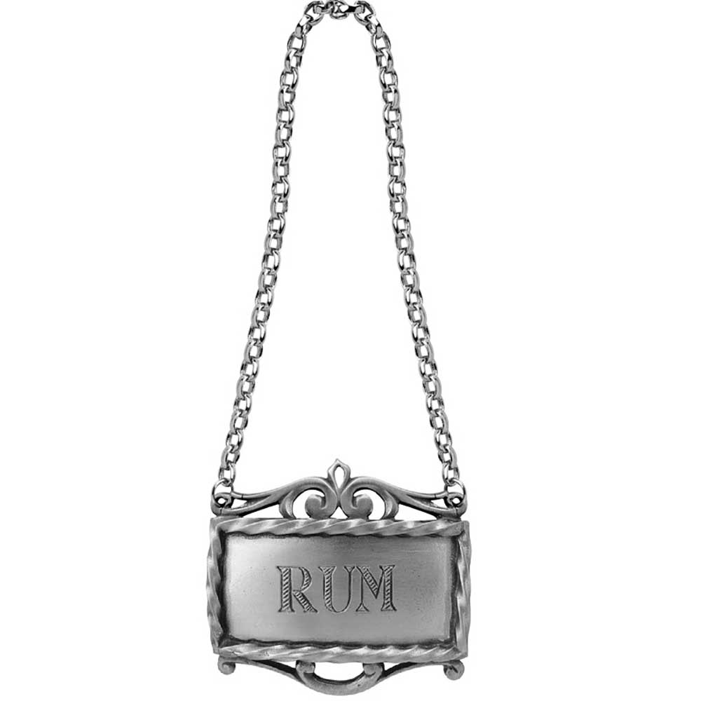 Salisbury Rum Decanter Label