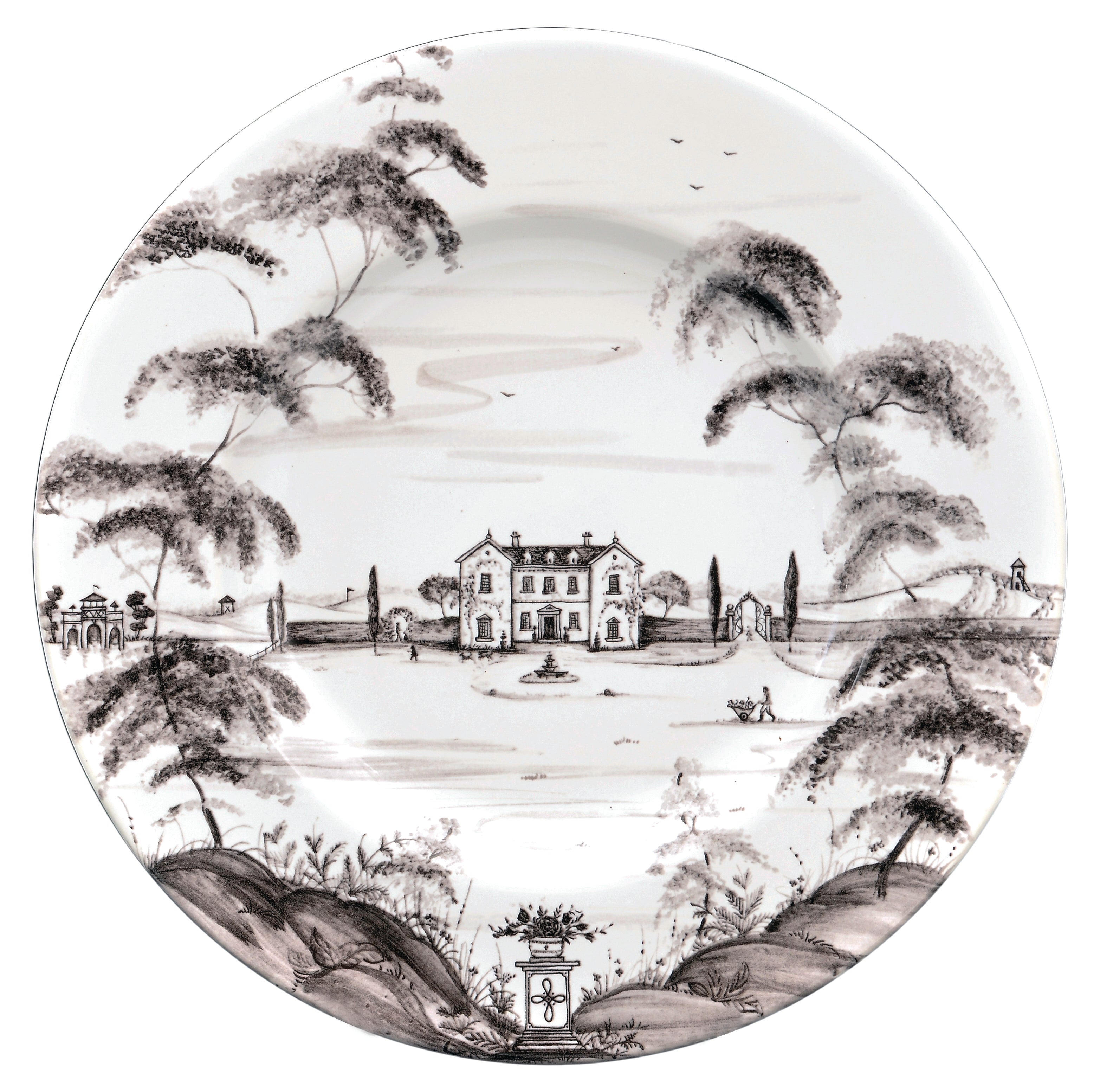 Juliska Country Estate Flint Dinner Plate Main House