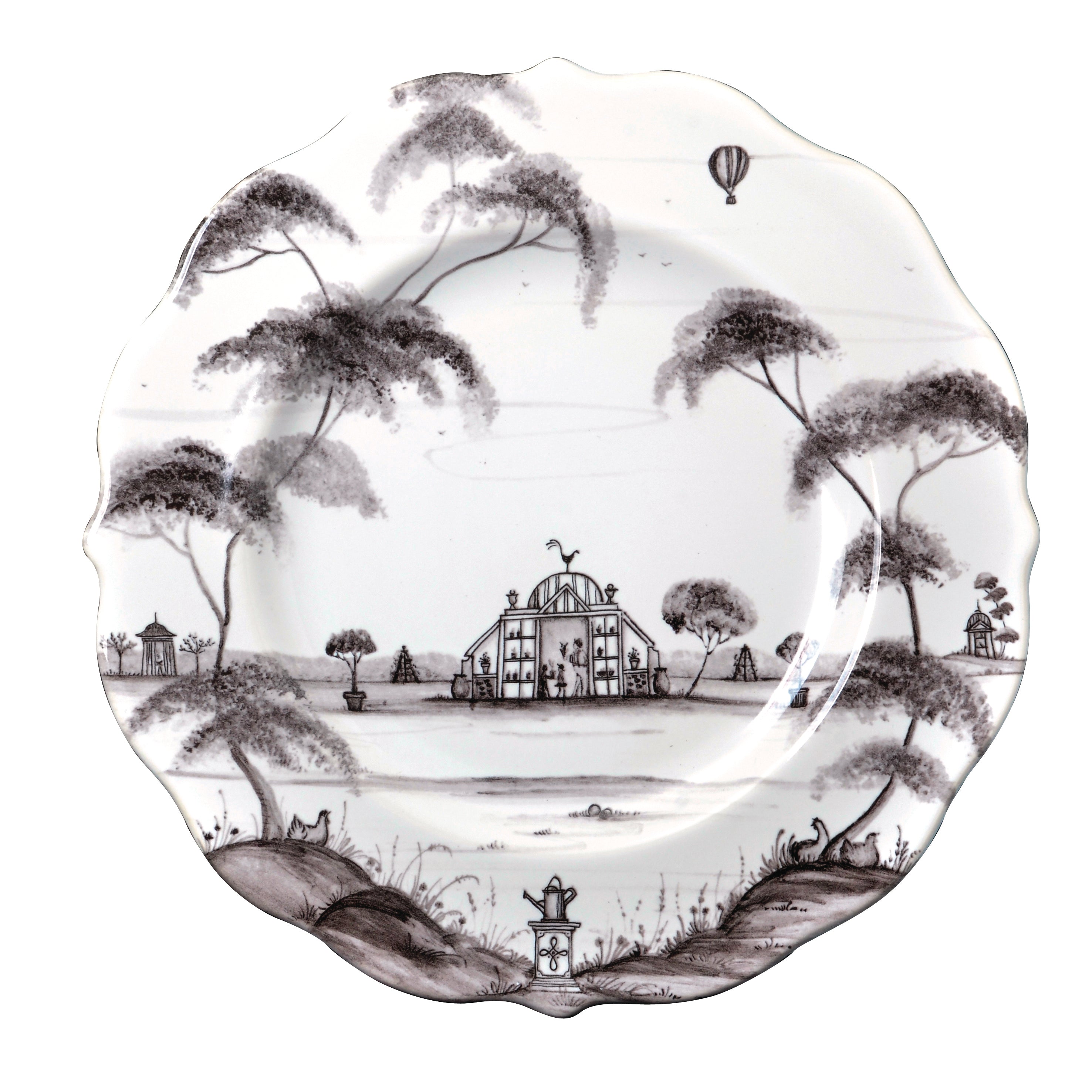 Juliska Country Estate Flint Dessert/Salad Plate Conservatory